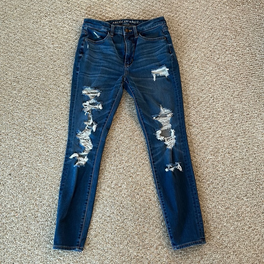American Eagle women’s size 6 super hi-rise jegging